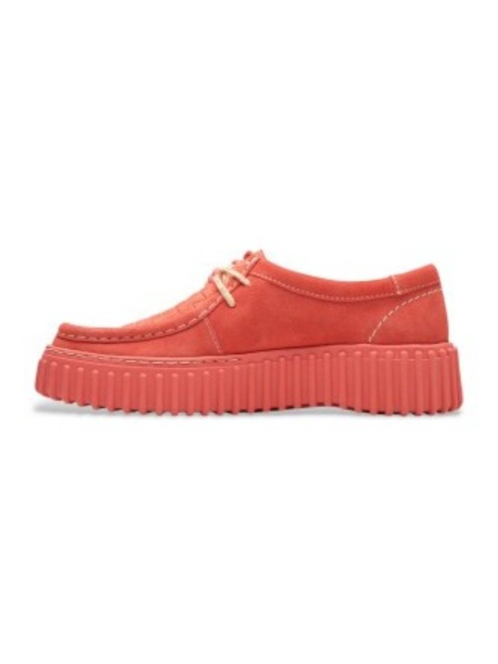 Clarks Torhill Bee Coral Suede Oxfords Shoe Women Size 10M Brand New with Tag - Picture 4 of 7